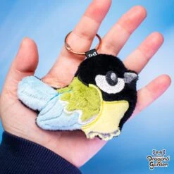 ITH Tit Bird Charm Embroidery Pattern(Ith Tit Bird Charm Embroidery Pattern) 10 ITH Tit Bird Charm Embroidery Pattern(Ith Tit Bird Charm Embroidery Pattern) -Dragons' Garden Dragons Garden TitBirdCharm2