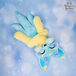 CUSTOM | Weighted Kitsune Fox Plushie(Custom Weighted Kitsune Fox Plushie) -Dragons' Garden Dragons Garden WeightedInariKitsunePlushBlueYello3