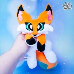 CUSTOM | Weighted Fox Plushie(Custom Weighted Fox Plushie) -Dragons' Garden Dragons Garden WeightedJumboOrangeFox1