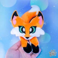 WEIGHTED | Orange Fox Plushie(Weighted Orange Fox Plushie)