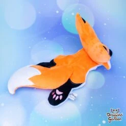 WEIGHTED | Orange Fox Plushie(Weighted Orange Fox Plushie) -Dragons' Garden Dragons Garden WeightedJumboOrangeFox4 1