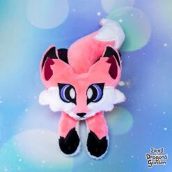WEIGHTED | Pink Fox Plushie(Weighted Pink Fox Plushie) -Dragons' Garden Dragons Garden WeightedJumboPinkFox4