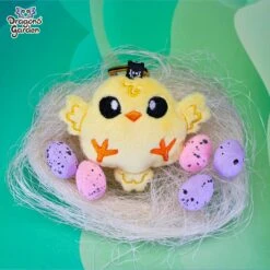 ITH Baby Chick Charm Embroidery Pattern(Ith Baby Chick Charm Embroidery Pattern) -Dragons' Garden Dragons Garden babyChick1