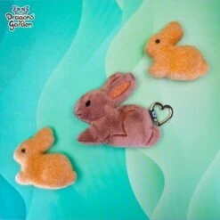 ITH Chocolate Bunny Charm Embroidery Pattern(Ith Chocolate Bunny Charm Embroidery Pattern) -Dragons' Garden Dragons Garden bunnyNugget1