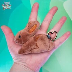ITH Chocolate Bunny Charm Embroidery Pattern(Ith Chocolate Bunny Charm Embroidery Pattern) -Dragons' Garden Dragons Garden bunnyNugget4