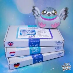 Nugget The Chubby Pigeon | Cut & Sew DIY Kit(Nugget The Pigeon Fat Bird Cut Sew Diy Kit) -Dragons' Garden Dragons Garden dccnugget1