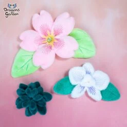 ITH Elegant Flowers Embroidery Pattern(Ith Elegant Flowers Embroidery Pattern) -Dragons' Garden Dragons Garden flowerpack1