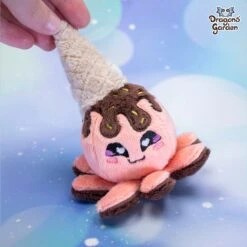 ITH 3D Icecream Octopus Plush Embroidery Pattern(Ith 3d Icecream Octopus Plush Embroidery Pattern) -Dragons' Garden Dragons Garden ith3dicecreamoctopus5