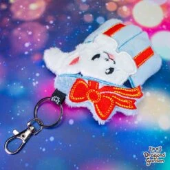 ITH Kitty In A Gift Box Charm Embroidery Pattern(Ith Kitty In A Gift Box Charm Embroidery Pattern) -Dragons' Garden Dragons Garden kittyinagiftboxcharm1