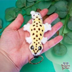 ITH Leopard Gecko Lizard Charm Embroidery Pattern(Ith Leopard Gecko Lizard Charm Embroidery Pattern) -Dragons' Garden Dragons Garden leopardgeckoplush2