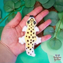 ITH Leopard Gecko Lizard Charm Embroidery Pattern(Ith Leopard Gecko Lizard Charm Embroidery Pattern) -Dragons' Garden Dragons Garden leopardgeckoplush5