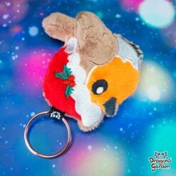 ITH Red Robin Bird Charm Embroidery Pattern(Ith Red Robin Bird Charm Embroidery Pattern) -Dragons' Garden Dragons Garden redrobinkey4