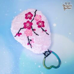 ITH Blossom Dragon Egg Charm Embroidery Pattern(Ith Blossom Dragon Egg Charm Embroidery Pattern) -Dragons' Garden Dragons Garden sakuraeggcharm4