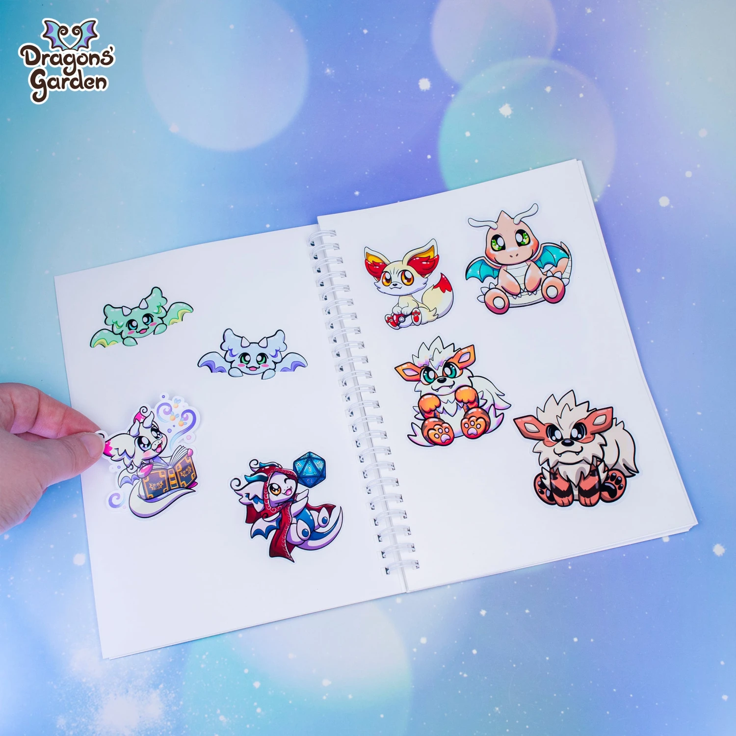 Circus Dragons | A5 Reusable Sticker Book(Circus Dragons A5 Reusable Sticker Book) 2 Circus Dragons | A5 Reusable Sticker Book(Circus Dragons A5 Reusable Sticker Book) - Image 2