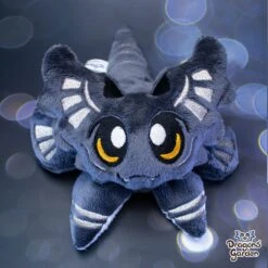 CUSTOM | Weighted Egyptian Jumbo Dragon(Custom Weighted Egyptian Jumbo Dragon) -Dragons' Garden Dragons Garden Egyptian Dragon Plush Gray Silver 22