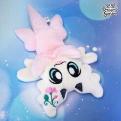 CUSTOM | Weighted Fairy Flowers Jumbo Dragon(Custom Weighted Fairy Flowers Jumbo Dragon) -Dragons' Garden Dragons Garden Fairy Flowers Beige Pink Larissa 2