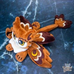 ITH Moth Griffin Plush Embroidery Pattern(Ith Moth Griffin Plush Embroidery Pattern) -Dragons' Garden Dragons Garden ITH Moth Griffin Plush Brown 1