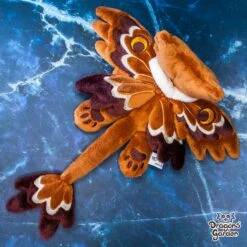 ITH Moth Griffin Plush Embroidery Pattern(Ith Moth Griffin Plush Embroidery Pattern) -Dragons' Garden Dragons Garden ITH Moth Griffin Plush Brown 4