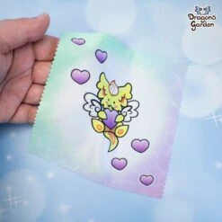 Jeff The Dragon | Microfiber Lens Cleaning Cloth(Jeff The Dragon Microfiber Lens Cleaning Cloth) -Dragons' Garden Dragons Garden Micro Fiber Jeff Dragon 1