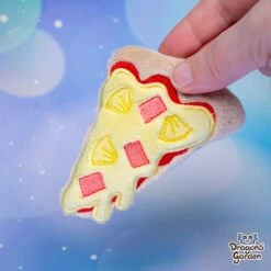 Pizza Plush Charm(Pizza Plush Charm) 12 Pizza Plush Charm(Pizza Plush Charm) -Dragons' Garden Dragons Garden Pizza flavors plush key 4