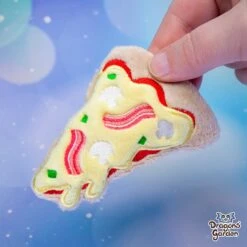 Pizza Plush Charm(Pizza Plush Charm) 13 Pizza Plush Charm(Pizza Plush Charm) -Dragons' Garden Dragons Garden Pizza flavors plush key 5