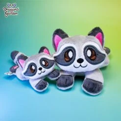 ITH Woodland Racoon And Trash Panda Plush Embroidery Pattern Bundle(Ith Woodland Racoon And Trash Panda Plush Embroidery Pattern Bundle) 16 ITH Woodland Racoon And Trash Panda Plush Embroidery Pattern Bundle(Ith Woodland Racoon And Trash Panda Plush Embroidery Pattern Bundle) -Dragons' Garden Dragons Garden Racoon Plain Gray 6