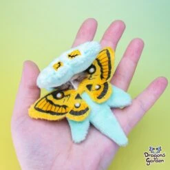 Mystery Bag | Micro Dragon Plushies(Mystery Micro Dragon Bags) -Dragons' Garden Dragons Garden Subli Moth Micro Dragon Gold Mint 2