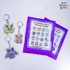 Colorful Monsters | 3x Acrylic Keychain Blind Bag - Last Chance!(Colorful Monsters Acrylic Keychain Blind Bag)