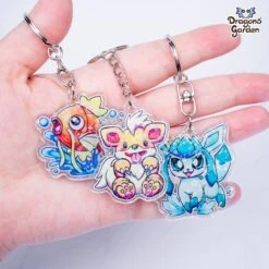 Colorful Monsters | 3x Acrylic Keychain Blind Bag - Last Chance!(Colorful Monsters Acrylic Keychain Blind Bag) -Dragons' Garden Dragons Garden Summer Mysteries poke blind bag 2