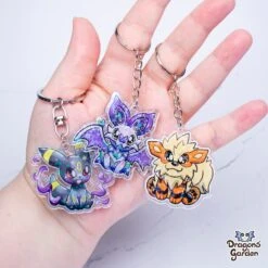 Colorful Monsters | 3x Acrylic Keychain Blind Bag - Last Chance!(Colorful Monsters Acrylic Keychain Blind Bag) -Dragons' Garden Dragons Garden Summer Mysteries poke blind bag 5