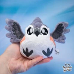Fat Bird Plushie | Tufted Titmouse(Tufted Tit Fat Bird Plushie)