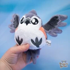 Fat Bird Plushie | Tufted Titmouse(Tufted Tit Fat Bird Plushie) -Dragons' Garden Dragons Garden Tufted Titmouse 2