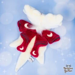 CUSTOM | Weighted Moon Moth Jumbo Dragon(Custom Weighted Moon Moth Jumbo Dragon) -Dragons' Garden Dragons Garden Weighted Jumbo Dragon Moth Vanilla Red 1