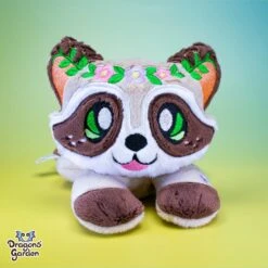 MADE TO ORDER | Woodland Racoon Plushie(Made To Order Woodland Racoon Plushie) -Dragons' Garden Dragons Garden Woodland Racoon Brown 1