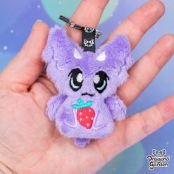 Strawberry Dream Dragon Blob Key Charm(Strawberry Dream Dragon Blob Key Charm) -Dragons' Garden Dragons Garden mini dragon blob key berry 5
