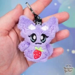 Strawberry Dream Dragon Blob Key Charm(Strawberry Dream Dragon Blob Key Charm) -Dragons' Garden Dragons Garden mini dragon blob key berry 6