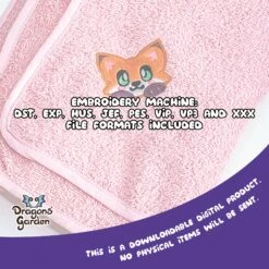 Fox Applique Pattern Design(Fox Applique Pattern Desgin) -Dragons' Garden FoxAppliqueListingPhotosTemplatedocument2