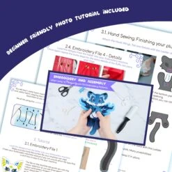 ITH Winged Sphinx Plush Embroidery Pattern(Ith Winged Sphinx Plush Embroidery Pattern) -Dragons' Garden ITH sphinx listing2