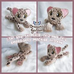 ITH Jaguar Cub Plush Embroidery Pattern(Ith Jaguar Cub Plush Embroidery Pattern)