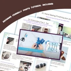 ITH Woodland Racoon And Trash Panda Plush Embroidery Pattern Bundle(Ith Woodland Racoon And Trash Panda Plush Embroidery Pattern Bundle) 13 ITH Woodland Racoon And Trash Panda Plush Embroidery Pattern Bundle(Ith Woodland Racoon And Trash Panda Plush Embroidery Pattern Bundle) -Dragons' Garden ListingPhotoswoodlandracoon2