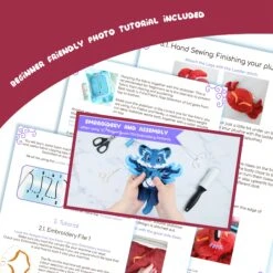 ITH Crab Plush Embroidery Pattern(Ith Crab Plush Embroidery Pattern) -Dragons' Garden Listing Photos Crab2