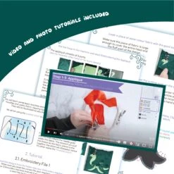 ITH Nessie Dino Charm Embroidery Pattern(Ith Nessie Dino Charm Embroidery Pattern) -Dragons' Garden NessieCharmPatternPlushListing4