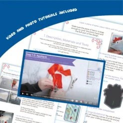 ITH Kitty In A Gift Box Charm Embroidery Pattern(Ith Kitty In A Gift Box Charm Embroidery Pattern) -Dragons' Garden SinglesListingkittygift4