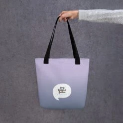 I Don't Wanna Grumpy Dragon | Tote Bag(I Dont Wanna Grumpy Dragon Tote Bag) -Dragons' Garden all over print tote bag black 15x15 back 670a570182f9b