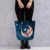 Sleeping Dragon On The Moon | Tote Bag(Sleeping Dragon On The Moon Tote Bag)