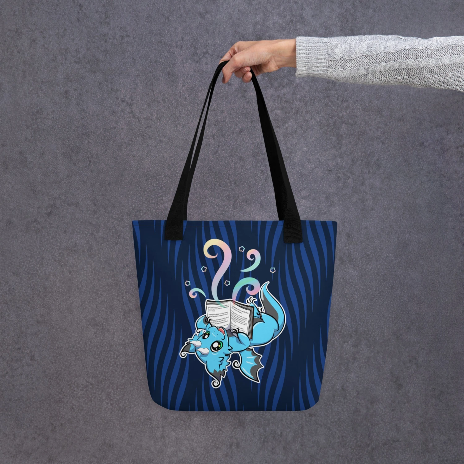 BOOK FANTASY DRAGON | TOTE BAG(Book Fantasy Dragon Tote Bag) 2 BOOK FANTASY DRAGON | TOTE BAG(Book Fantasy Dragon Tote Bag) - Image 2