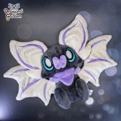 Big Beige And Lilac Sitting Bat Plushie(Big Beige And Lilac Sitting Bat Plushie)