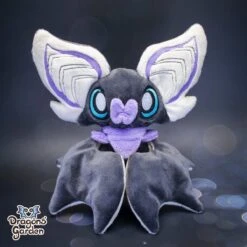 Big Beige And Lilac Sitting Bat Plushie(Big Beige And Lilac Sitting Bat Plushie) -Dragons' Garden big beige and lilac sitting bat plushie plushie dragons garden new 819963