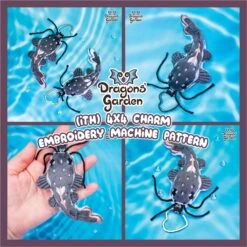 ITH Catfish Fish Charm Embroidery Pattern(Ith Catfish Fish Charm Embroidery Pattern)