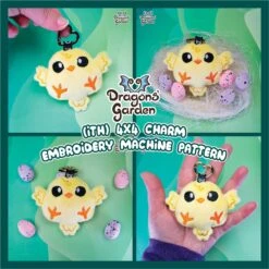ITH Baby Chick Charm Embroidery Pattern(Ith Baby Chick Charm Embroidery Pattern)